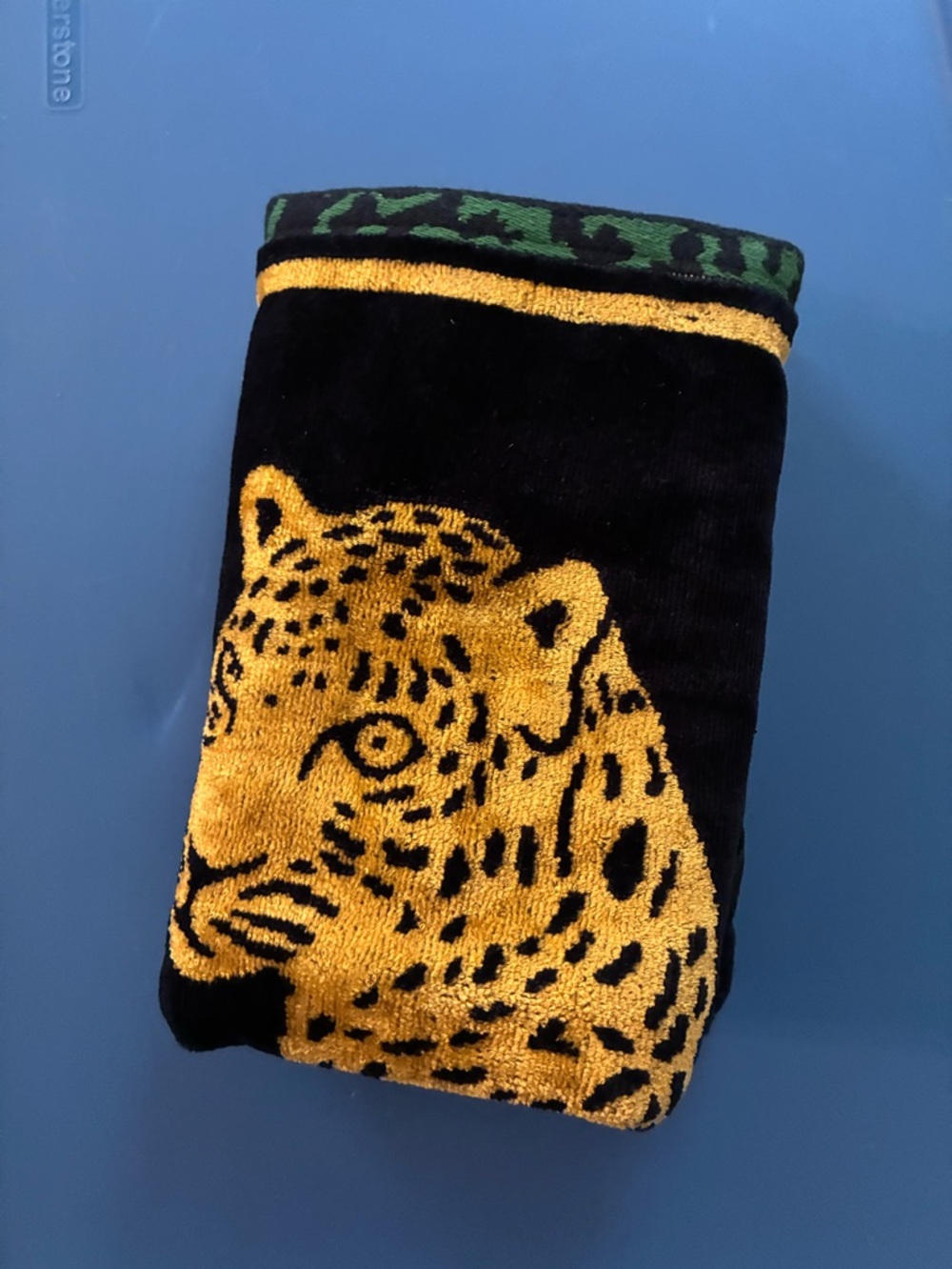 2 pack Leopard Print hand towels set